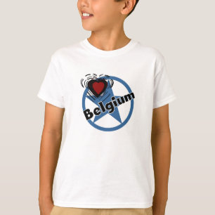 Camiseta Coração Bélgica