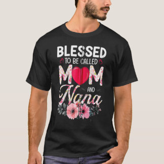 Camiseta Coração Bestial Abençoado Por Ser Chamado Mãe E Na