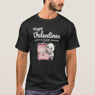 Camiseta Coração Bestial Panda Feliz Dia dos Namorados 28