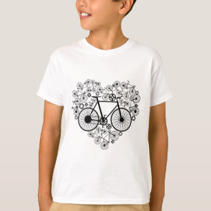 Camiseta Coração Bicicletas Cute Mtb Estrada Corri