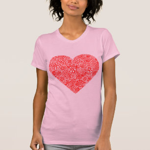 Camiseta Coração Bloqueado - Personalizado