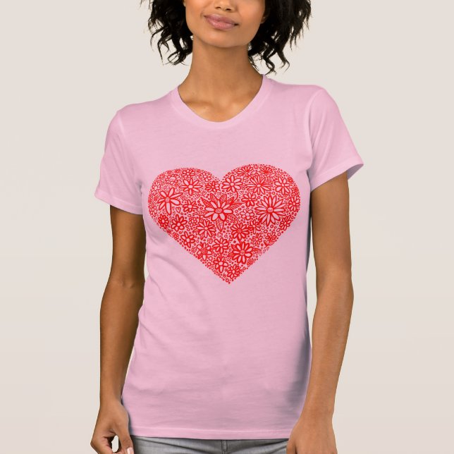 Camiseta Coração Bloqueado - Personalizado (Frente)