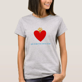 Camiseta Coração Bom & Pata