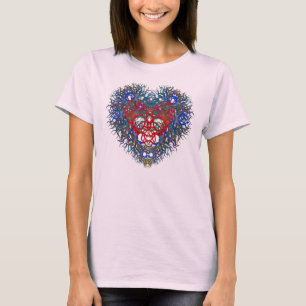 Camiseta Coração bonito em um t-shirt