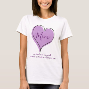 Camiseta Coração bonito para a mãe
