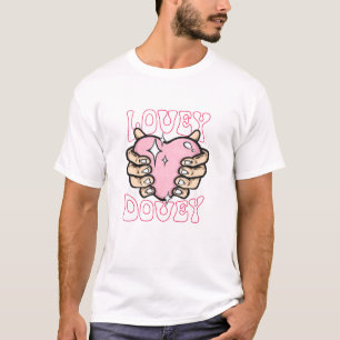 Camiseta Coração Brilhante Lovey Dovey