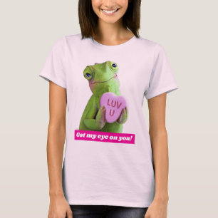 Camiseta Coração Camaleão (Te Amo)