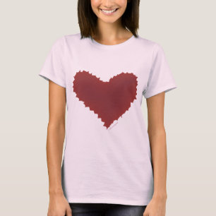 Camiseta Coração caótico, irado, romance ruim te ama1