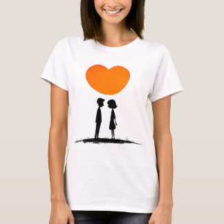 Camiseta Coração Cheio de Amor