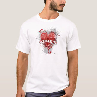 Camiseta Coração Chopin