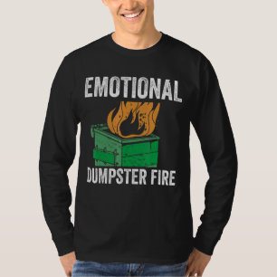 Camiseta Coração Citação Emocional Inibidores do Fogo