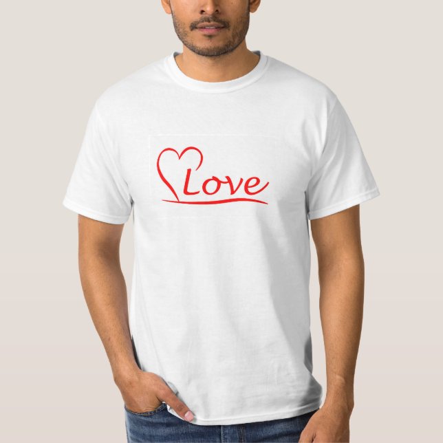 Camiseta Coração com amor (Frente)