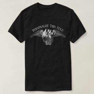 Camiseta Coração com Cadeados e Asas