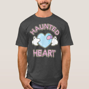 Camiseta Coração Coração Assombrado Partiu Coração com Fant