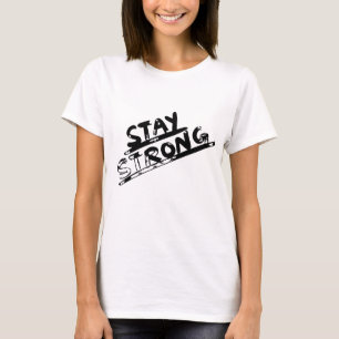 Camiseta Coração Corajoso: Fique Forte - Suporte e Autocuid