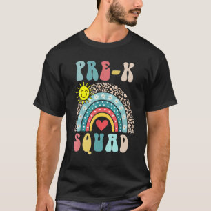 Camiseta Coração Cotovelo Esquadrão Pré-K Coração Cotovelo