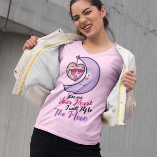 Camiseta Coração Crescente Personalizável
