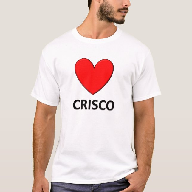 Camiseta "Coração" Crisco (Frente)