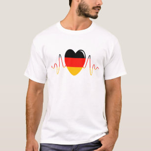 Camiseta Coração da Alemanha
