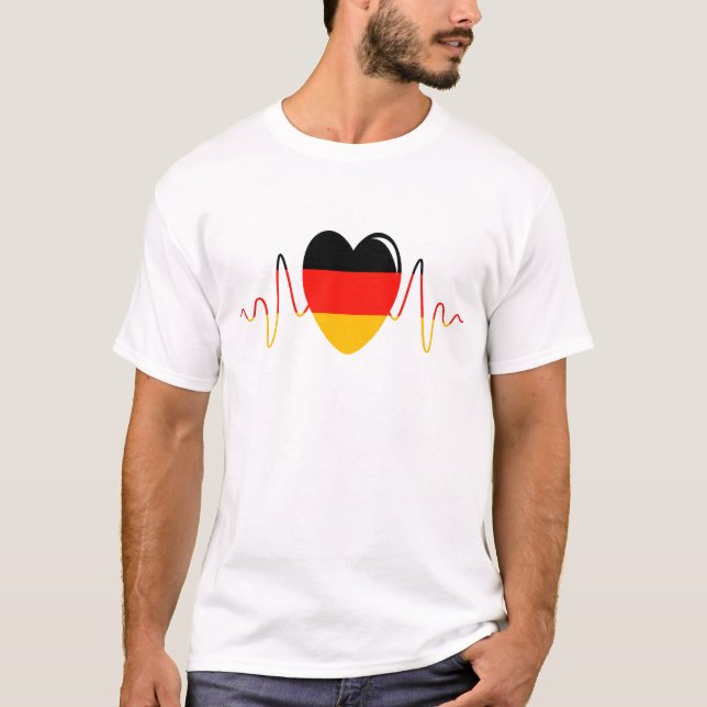 Camiseta Coração da Alemanha (Frente)