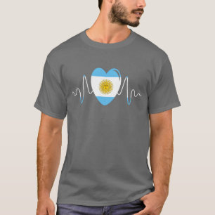 Camiseta Coração da Argentina