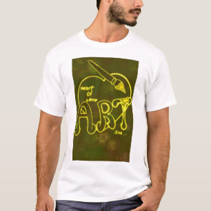 Camiseta Coração Da Arte Do Amor