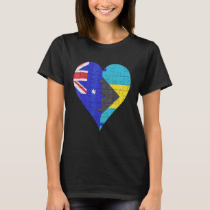 Camiseta Coração da Bandeira Australiana