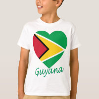Coração da bandeira de Guyana