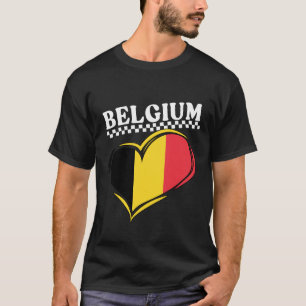 Camiseta Coração da Bélgica