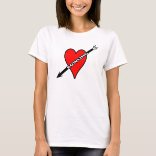 Camiseta Coração da boliche do amor