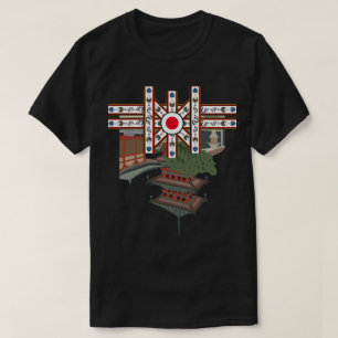 Camiseta Coração da Camisa-T do Japão