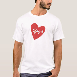 Camiseta coração da ioga