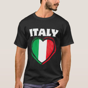 Camiseta Coração da Itália