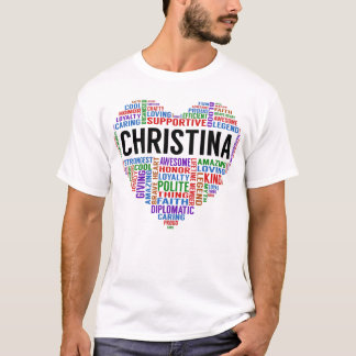 Camiseta Coração da Legenda CHRISTINA