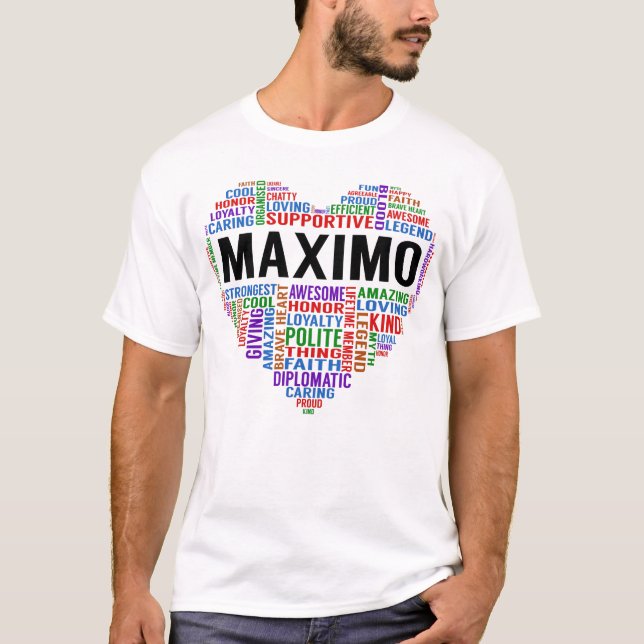 Camiseta Coração da Legenda MAXIMO (Frente)