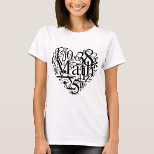 Camiseta Coração da matemática