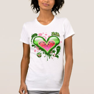 Camiseta Coração da melancia (versão 2)