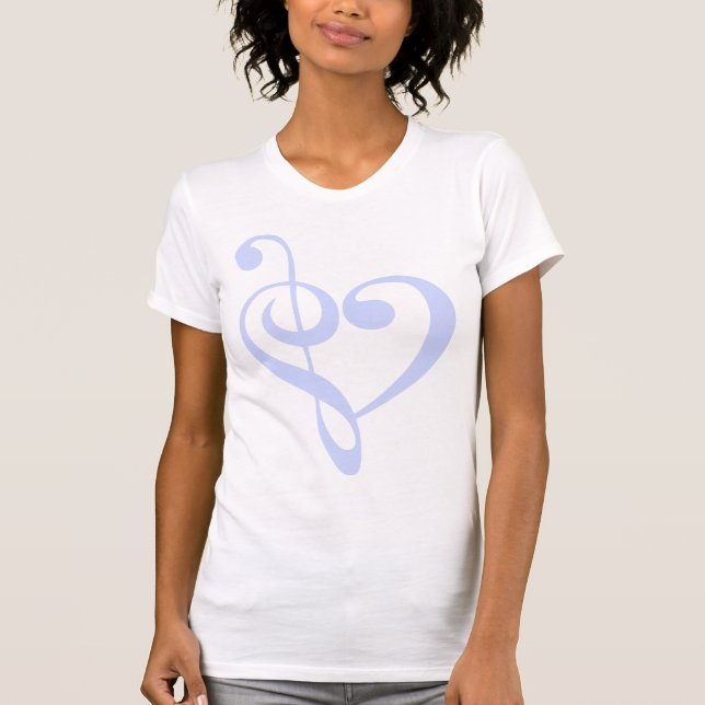Camiseta Coração da música (Frente)