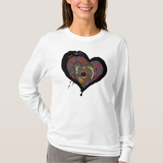 Camiseta Coração da pilha de Sicke - dez redefinidos