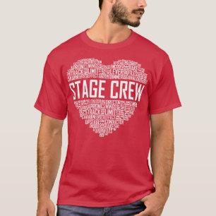 Camiseta Coração da Tripulação do palco