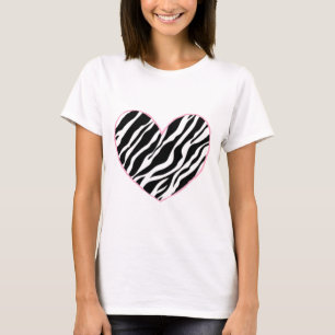 Camiseta Coração da zebra