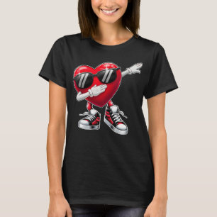 Camiseta Coração Dabbing Amor Legal Dia dos Namorados