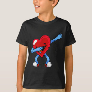 Camiseta Coração Dabbing Para, Aniversário Ou Dia