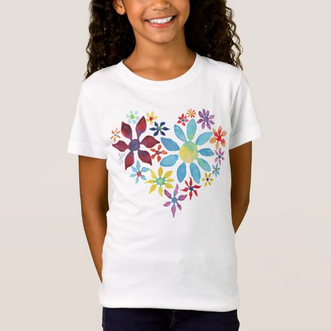 Camiseta Coração das Flores (Frente)