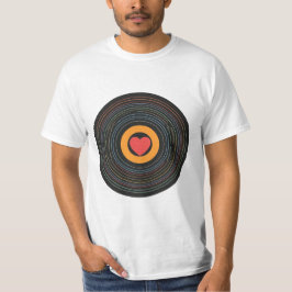 Camiseta Coração de Amante da Música