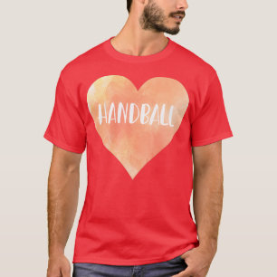 Camiseta Coração de amor de handebol