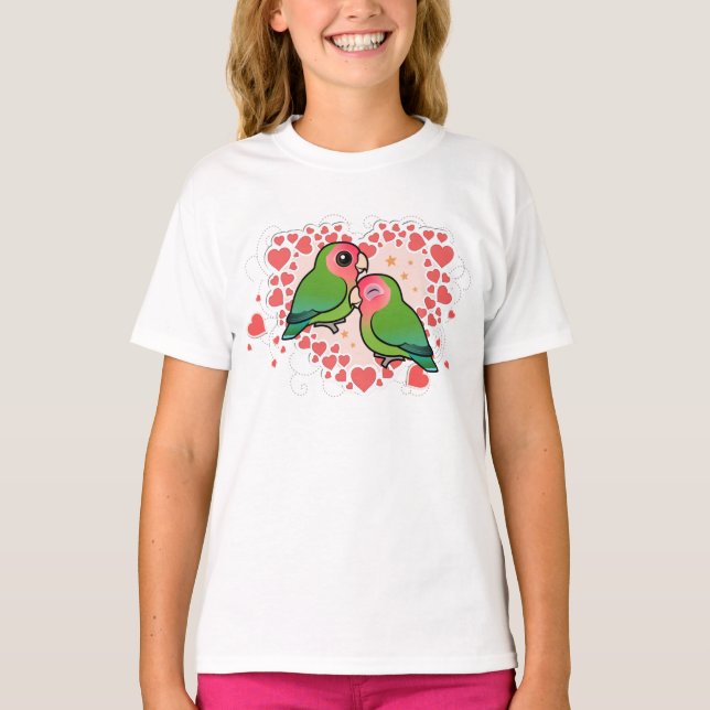 Camiseta Coração de Amor de Lovebird (Frente)