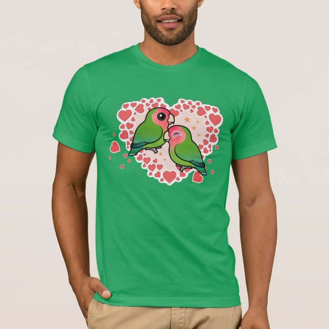 Camiseta Coração de Amor de Lovebird (Frente)