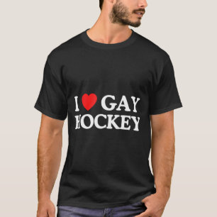 Camiseta Coração de amor gay hóquei descontrolado desfile g