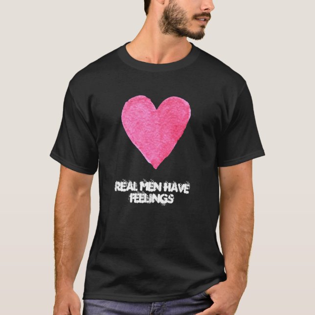 Camiseta Coração de Aquarela Personalizado com Citação (Frente)